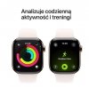 Apple Watch Series 11 GPS + Cellular koperta 42 mm z tytanu w kolorze złotym, pasek sportowy w kolorze łagodnego różu - rozmiar M/L
